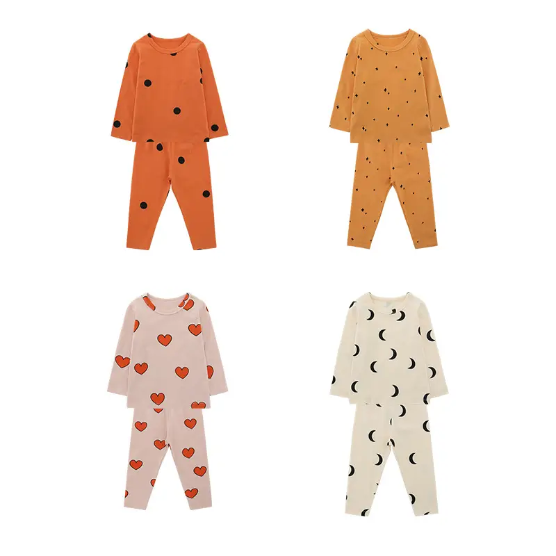 Two-piece Children's Cotton Base Home Clothes