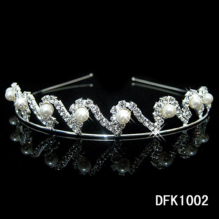 Headband Handmade Alloy Inlaid Diamond Wedding Accessories Dfk1002 - Shop at LoveMi