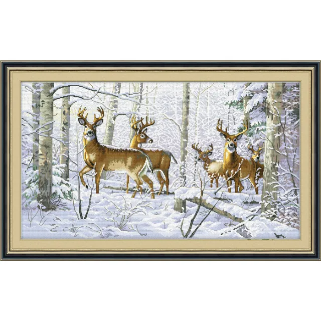 Cross Stitch Diy Fabric Material Package Image - Shop at LoveMi
