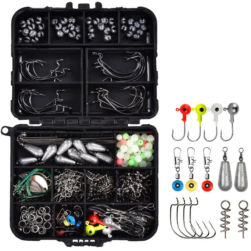 Sea Fishing 246 Pieces Set Box Set Storage Box