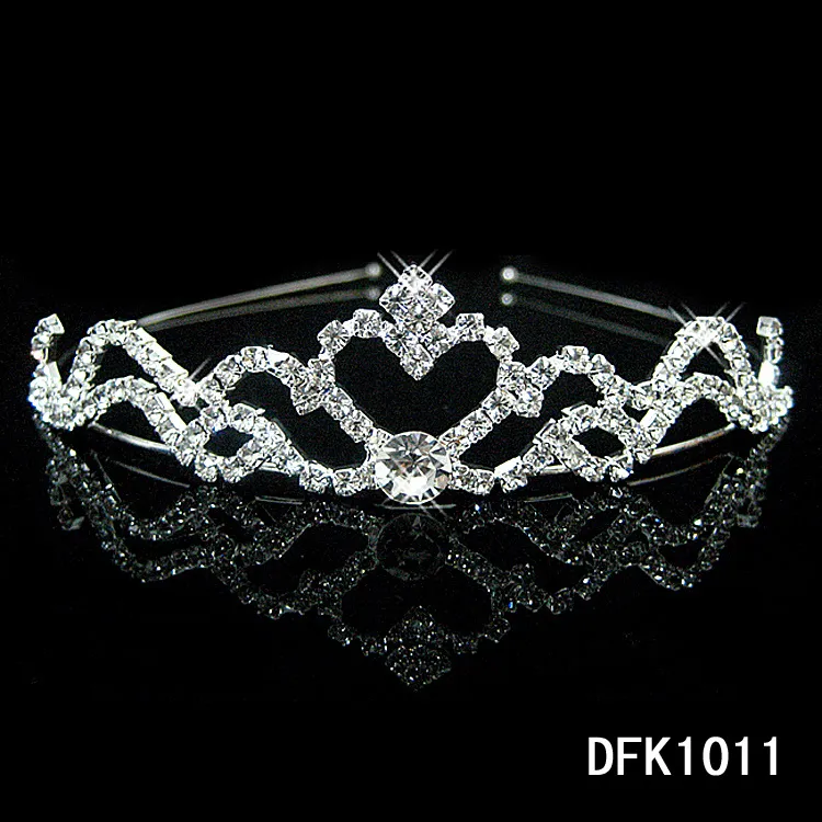 Headband Handmade Alloy Inlaid Diamond Wedding Accessories - Dfk1011