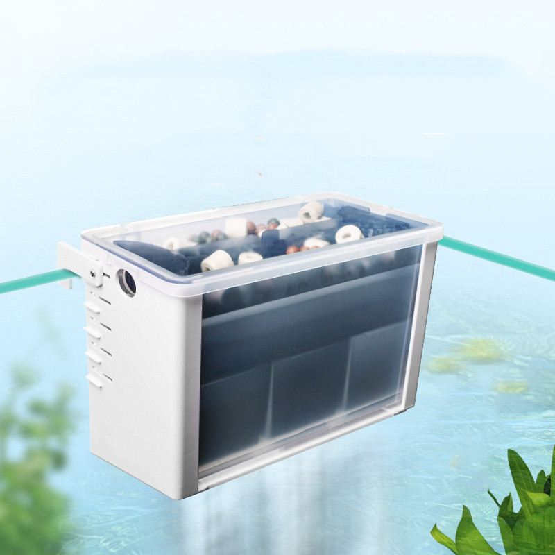 Fish Tank Filter Box Water Curtain Drip Box On The External Filter