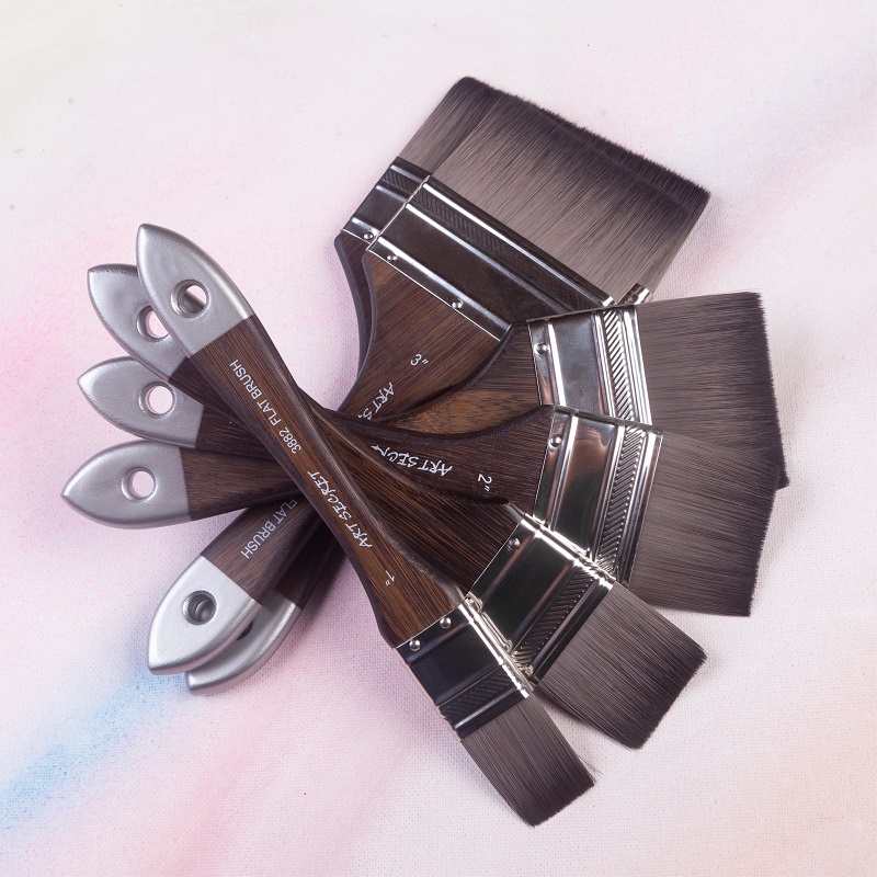 Squirrel-like Nylon Hair Watercolor Acrylic Brush