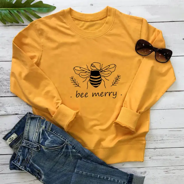 Cross Border Foreign Trade Round Neck Long Sleeve Autumn And Winter New Sweater Yellow - Shop at LoveMi