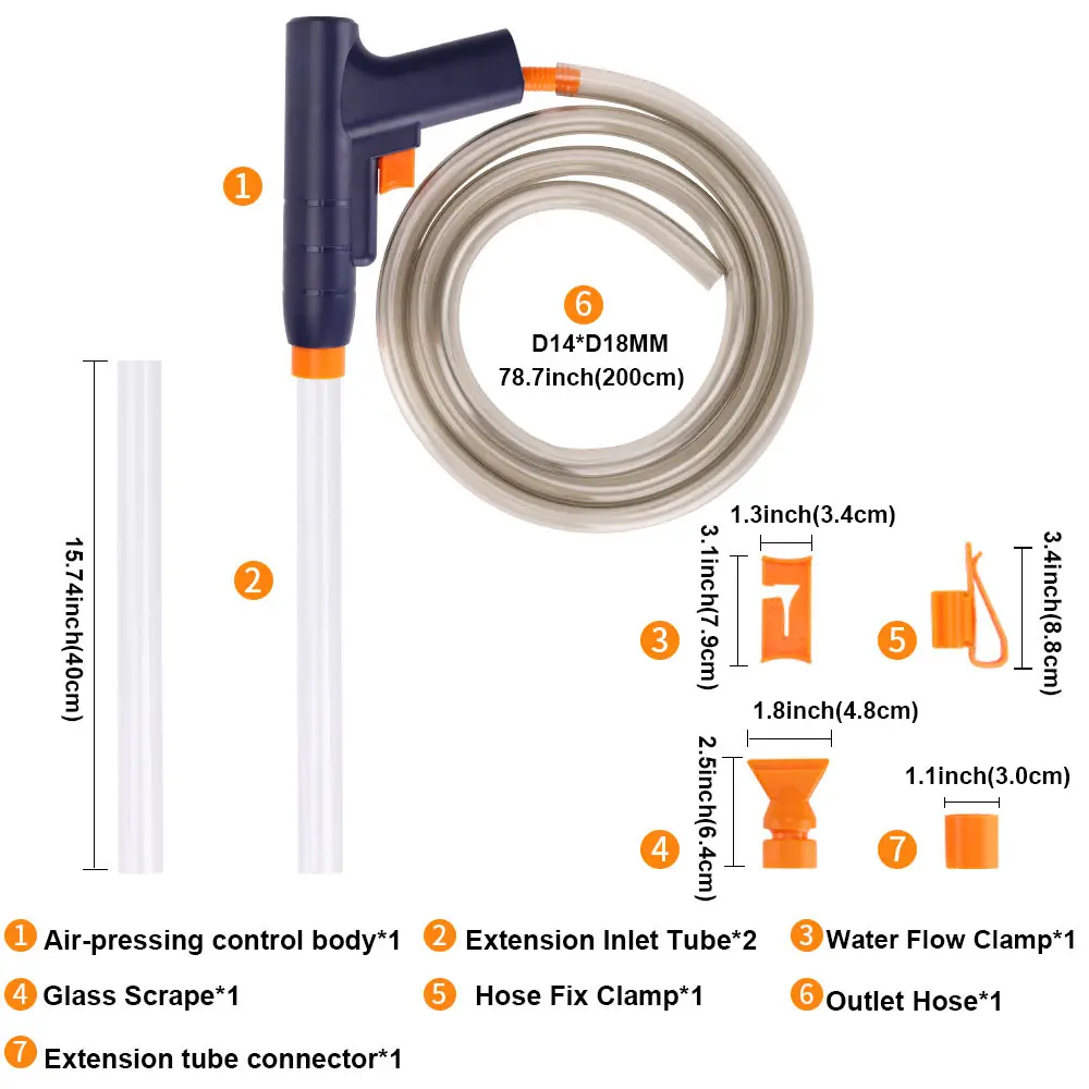 Fish Tank Water Changer Change Pipe Pumping