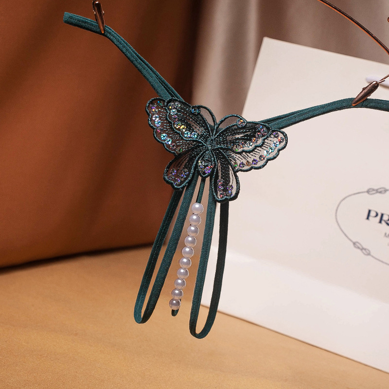 Thong Ladies Sexy Panties One Thread Mesh Embroidery