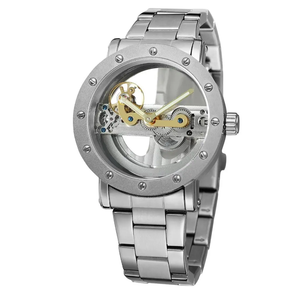 Fashion Double-Sided Hollow Men's Mechanical Watch