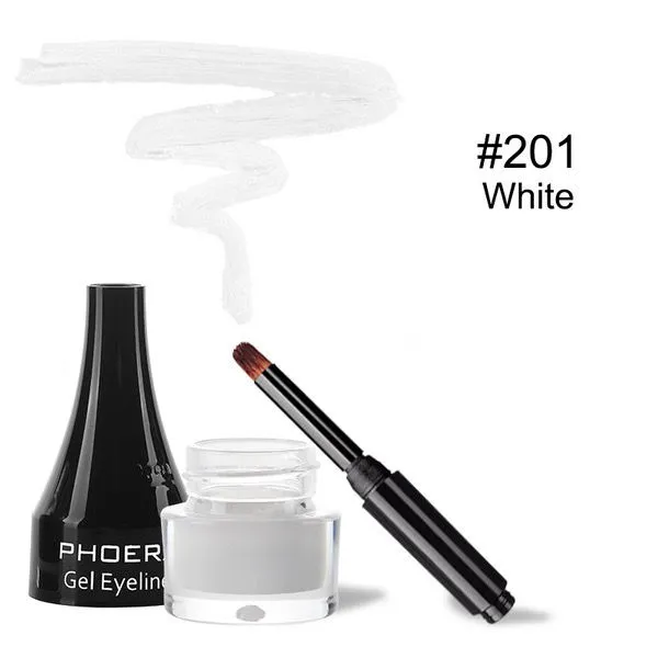 Brown Novice Makeup Black Eye Liner Makeup Makeup - White