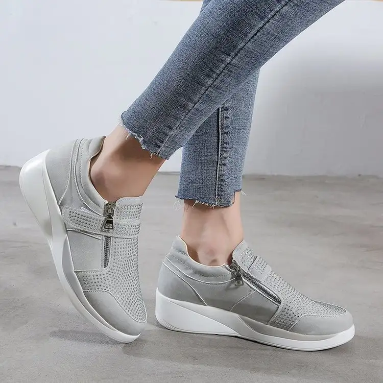 Large size rhinestone fashion casual sports shoes