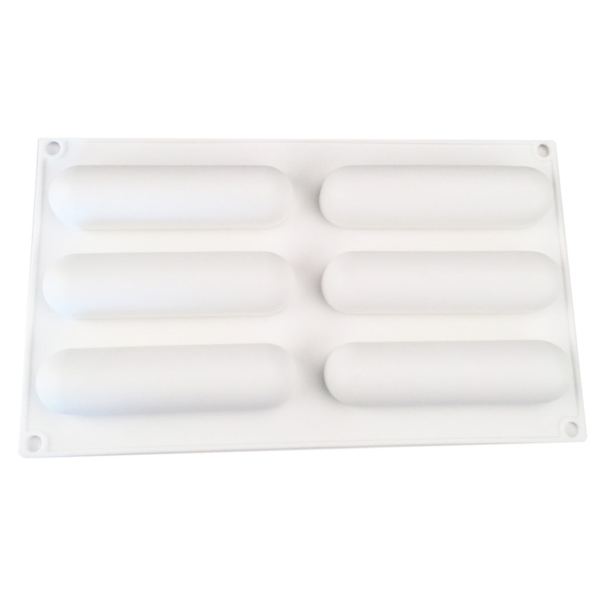 Strip Oval Silicone Mousse Cake Baking Mould
