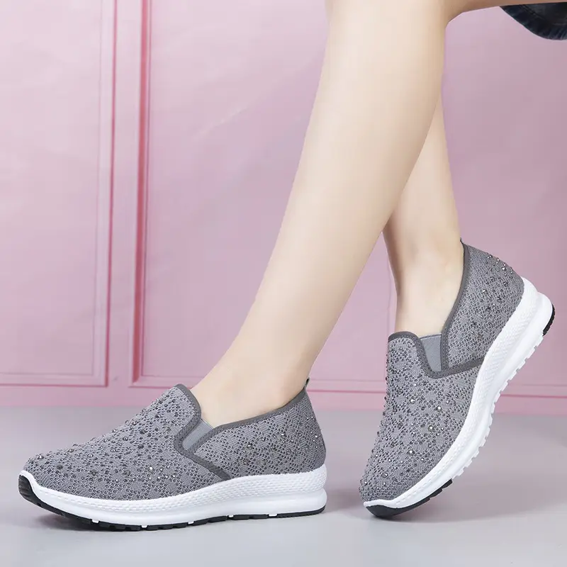 Flat-bottomed Casual Sports Elderly Mother Shoes