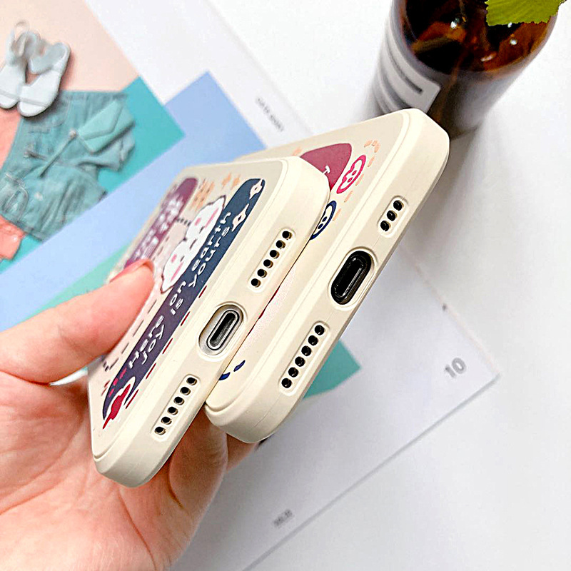 Compatible with Apple, Suitable For IPhone Imitation Liquid Silicone Phone Case