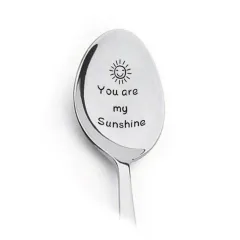 Couple Tableware Good Morning Stainless Steel Long Handle Spoons Lettering - 16Style - View 1