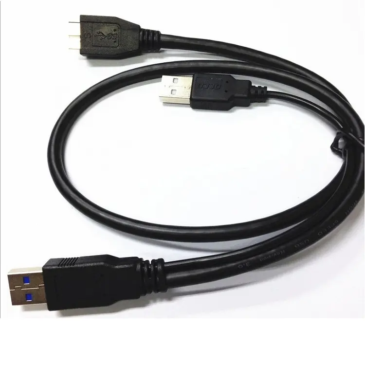 Mobile Hard Disk Data Cable Double Head Y Type