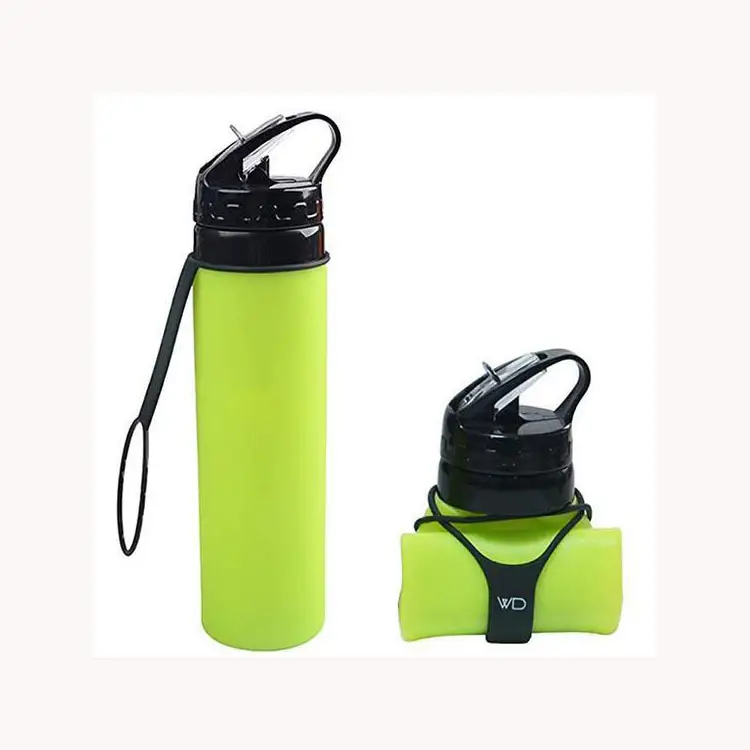 Mountaineering Folding Water Bag With Suction Nozzle Silica Gel Cup