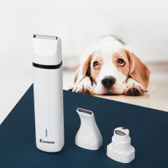 Electric Hair Clippers For Dogs and Electric Nail Clippers For Cats - White - View 1