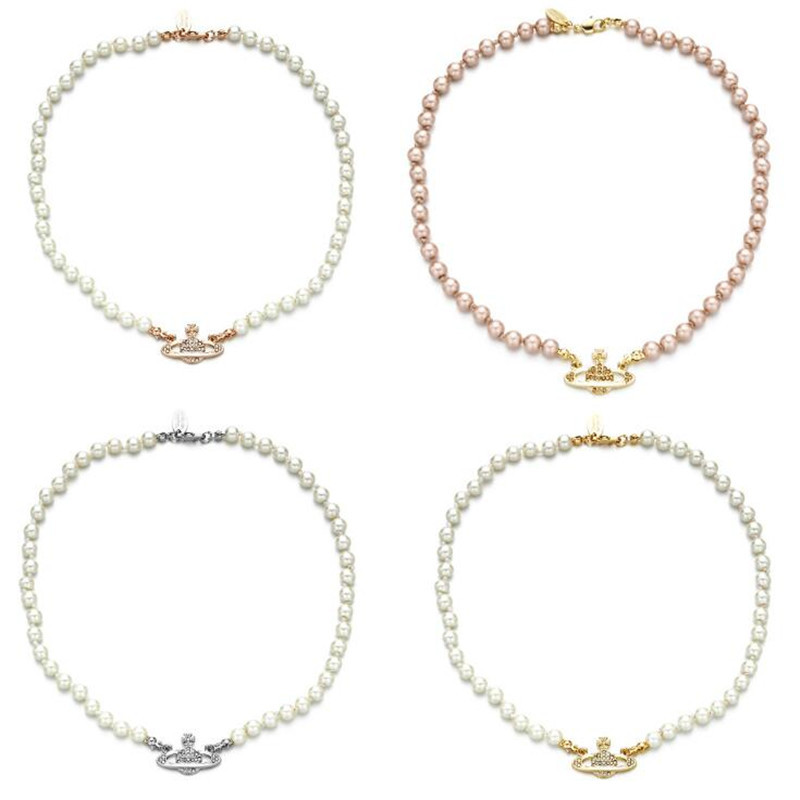 Classic Full Diamond Simple Shiny Saturn Pendant