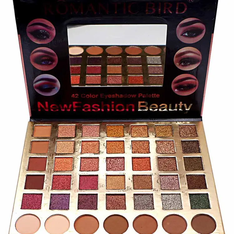 Pearly Matte 42-color Earthy Light Peach Orange Eyeshadow Palette
