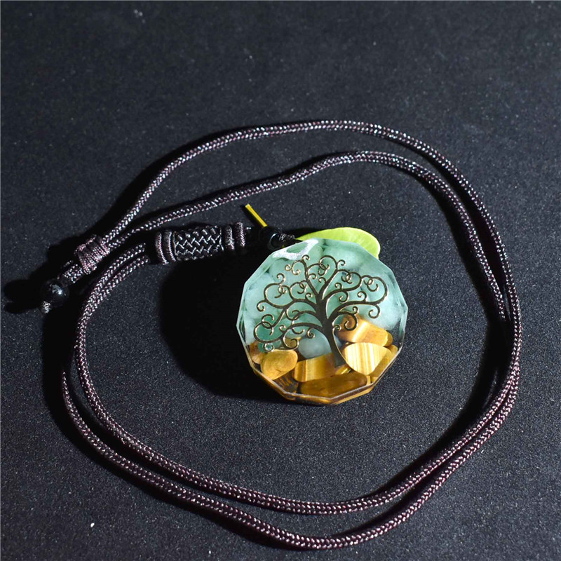 Orgone Energy Tree of Life Crystal Pendant
