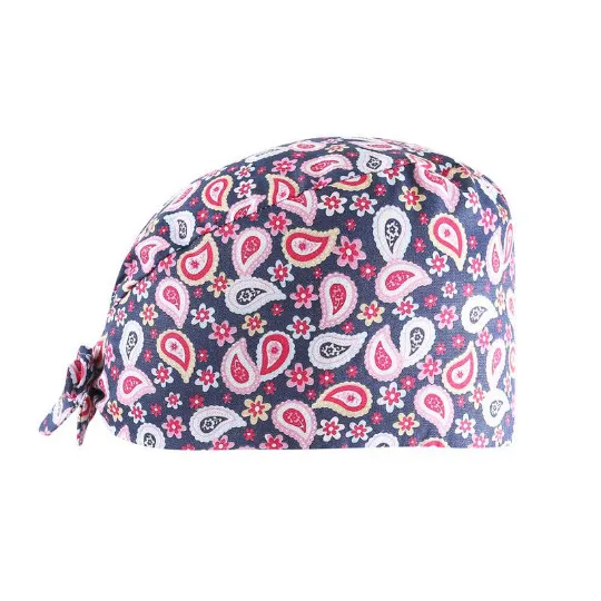 Cotton Printed Nurse Cute Baotou Surgical Cap Yj 107 - Shop at LoveMi