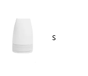 Cosmetic Empty Silicone Portable Travel Bottle - White