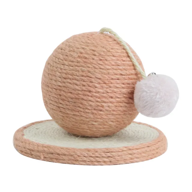 Cat Grabbing Board Sisal Grabbing Column Wear Resistant Round Grinding Grabbing Ball Pink - Shop at LoveMi