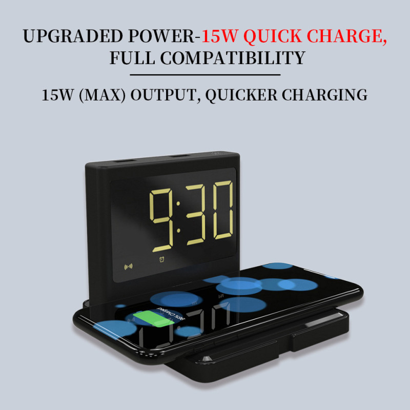 Clock Wireless Charging Fast Wireless Charger