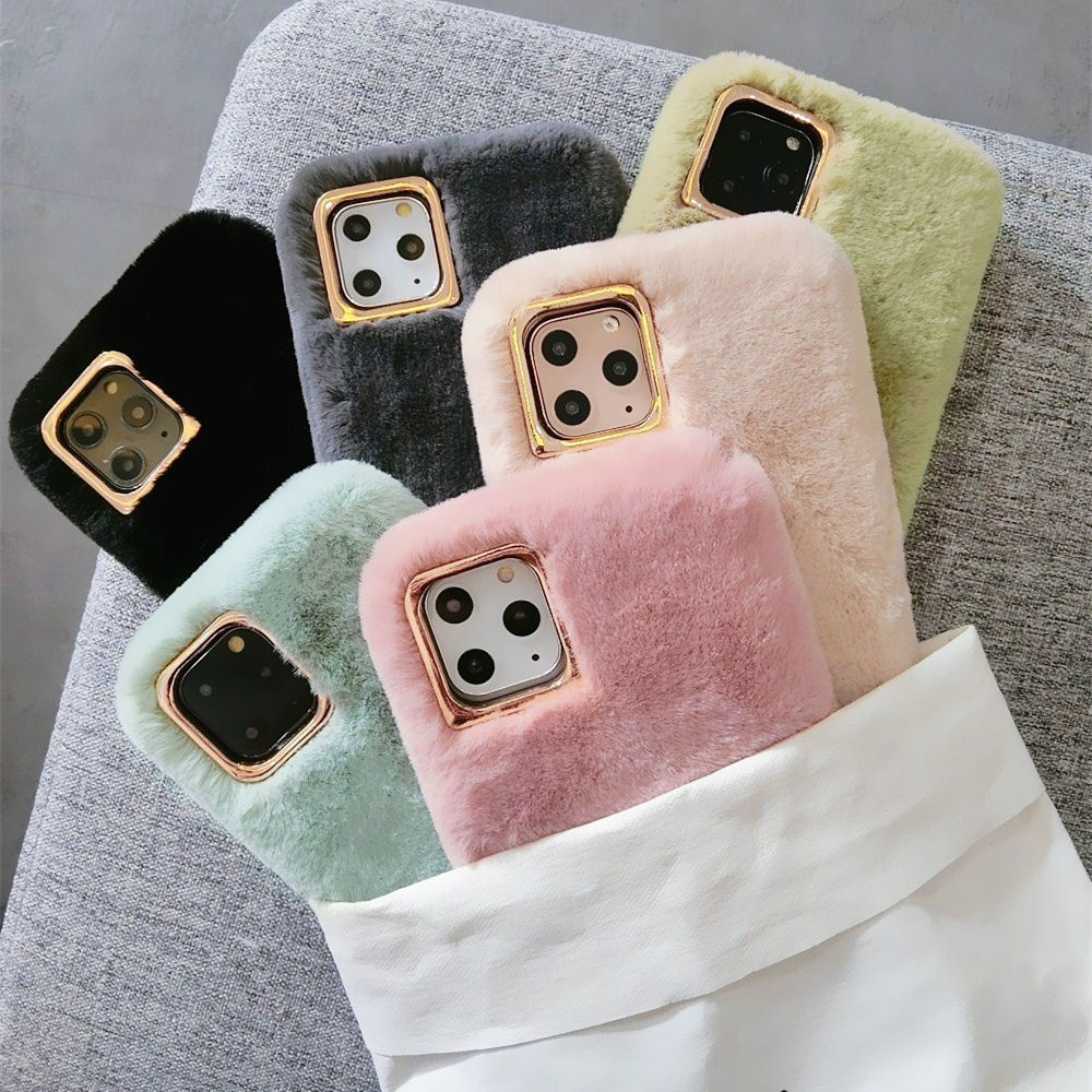 Compatible with Apple, Winter Plush For Iphone11 Mobile Phone Case - Image 4