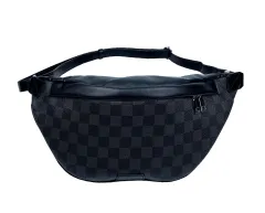 Fashion One-shoulder Diagonal Chest Bag Casual Waist Bag - Black - View 1