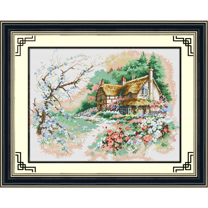 Living Room Diy Printed Cloth New Cross Stitch Crafts — image 1