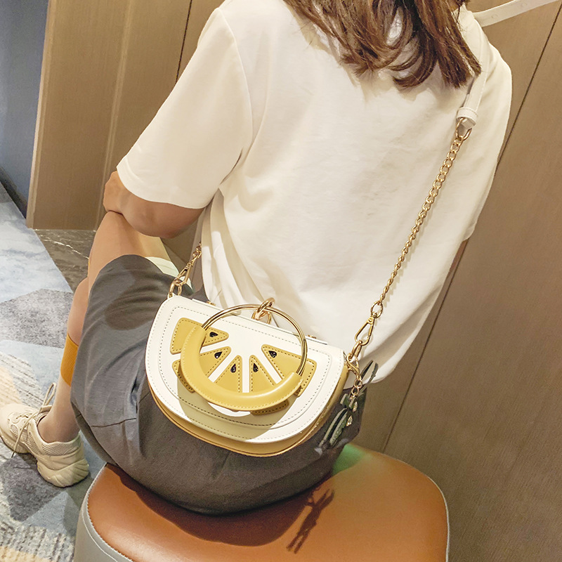 Cartoon Cute Fruit Watermelon Lemon Messenger Bag