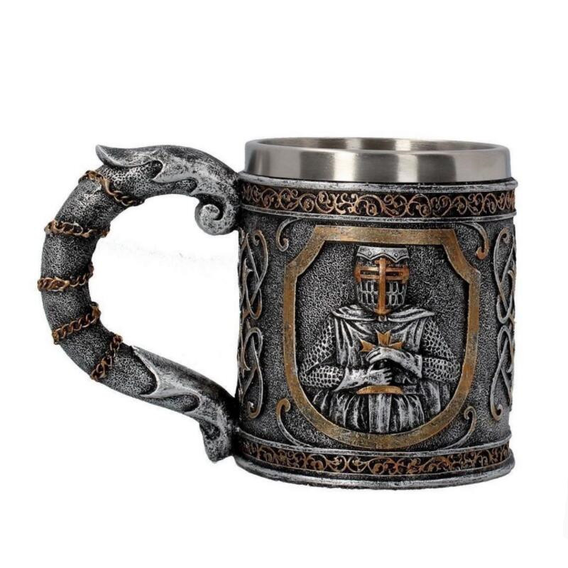 Printing Halloween Mug Metal Wine Glass Skull Mug (5style)