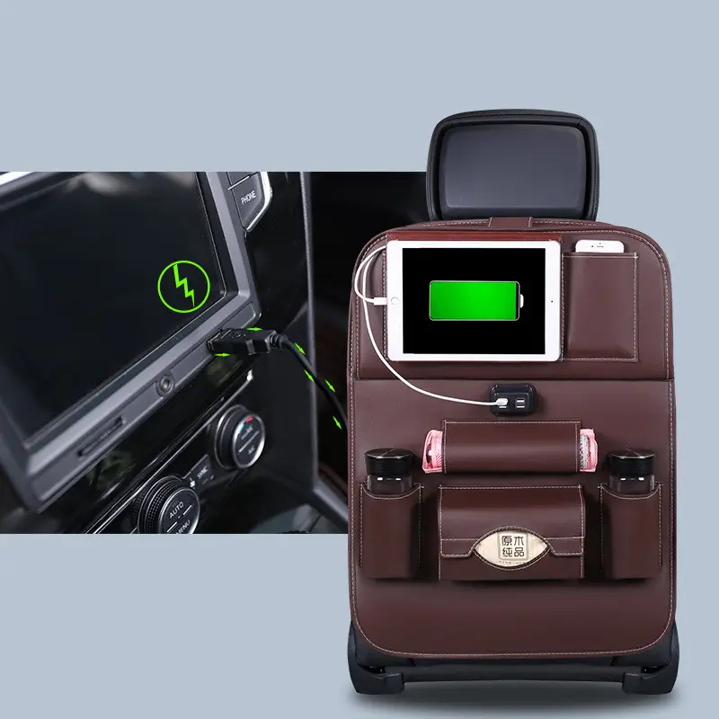 Charging Car Storage Bag Seat Hanging