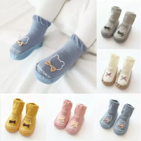 Autumn Winter Baby Girls Boys Socks Cute Cartoon Non-slip