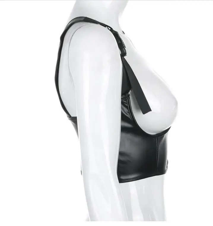 Women's Tops Women's Schoolbag Buckle Strap Waistcoat