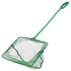 Accessories Fish Tank Fish Fishing Net Round Square Telescopic - Green - View 1
