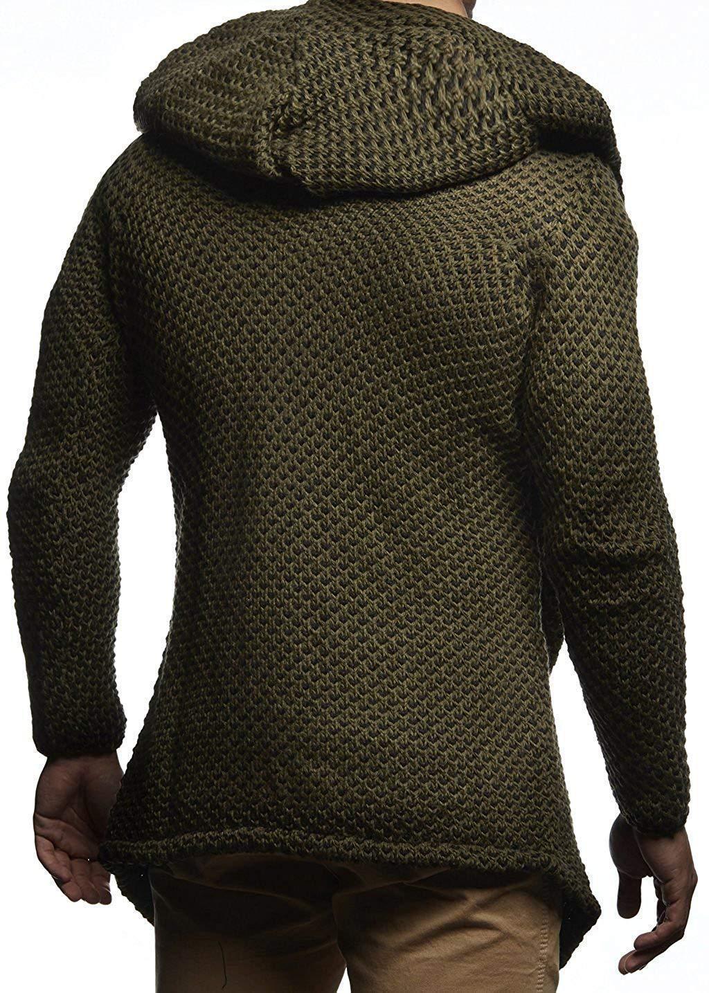 Men's Fashion Hooded Cardigan Sweater Coat