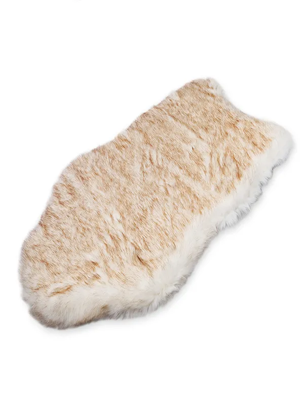 Fluffy Long Plush Warm Pet Blanket - Beigeleather Case