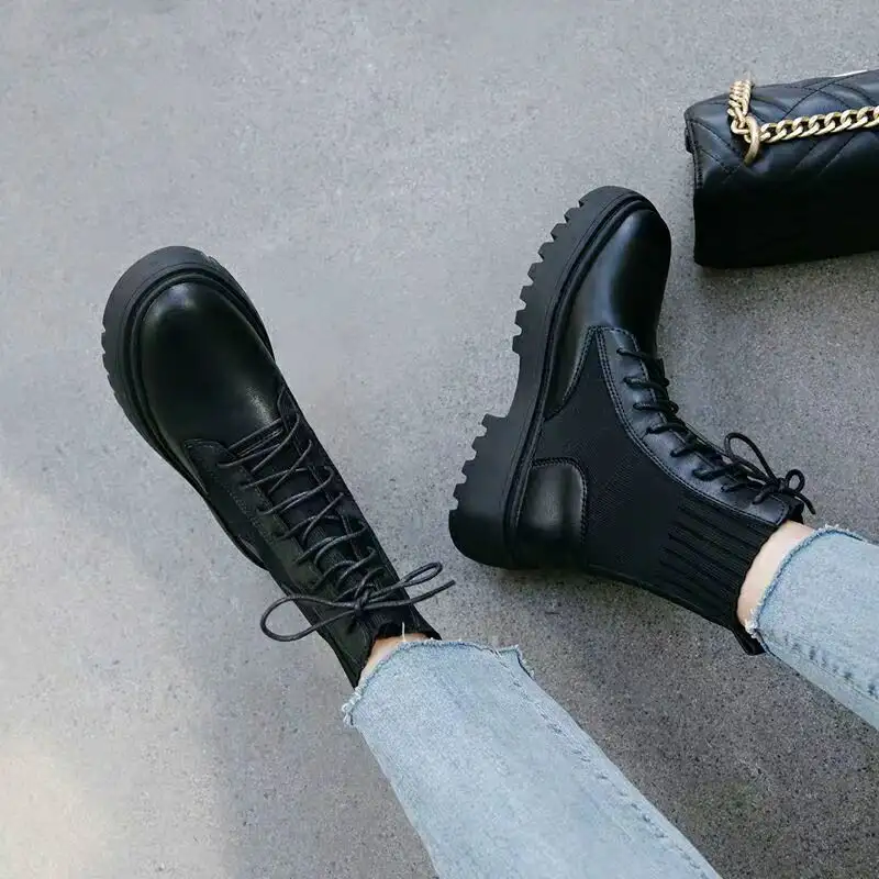 British Style Martin Boots Female Student