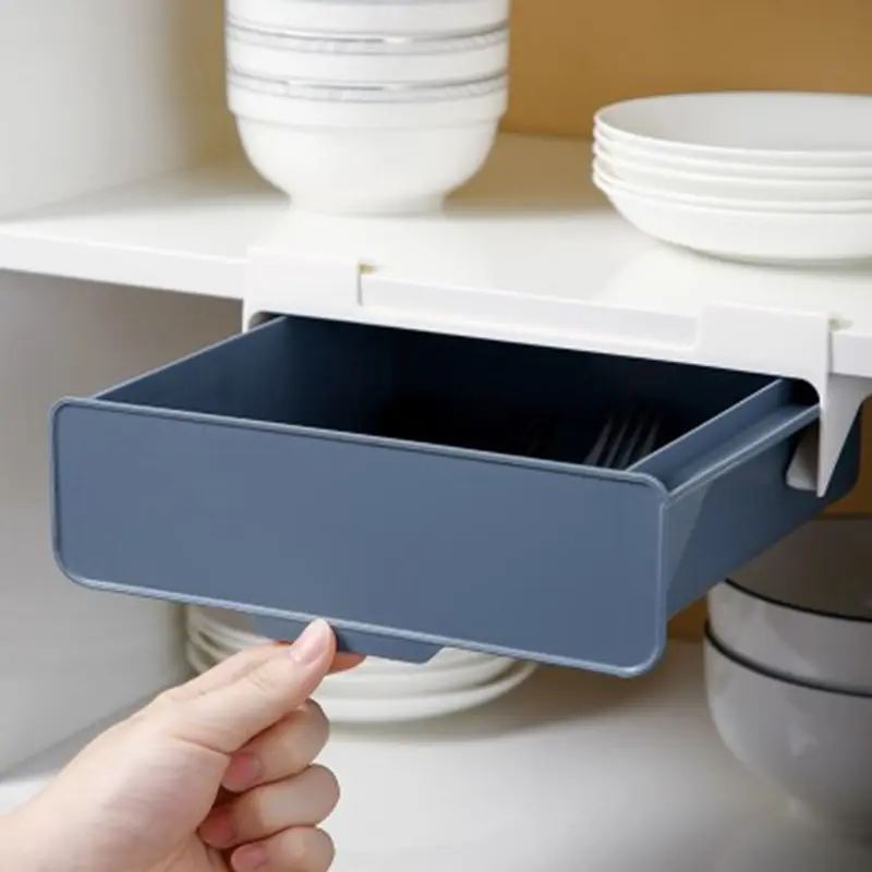 Kitchen Cabinet Divider Shelf Drawer Organizer Utensil