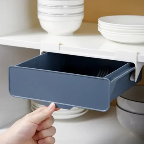 Kitchen Cabinet Divider Shelf Drawer Organizer Utensil Holder Under