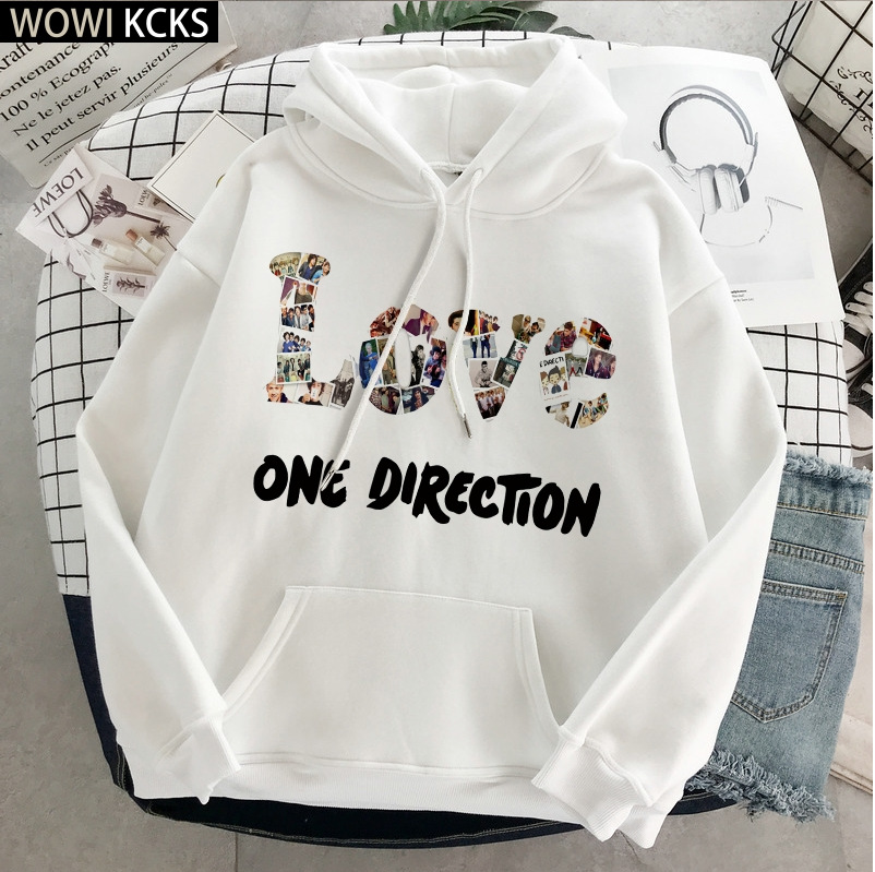 Women's Sweatshirt LOVE ONE Printing Explosion Loose Sports Hoodie Pullover