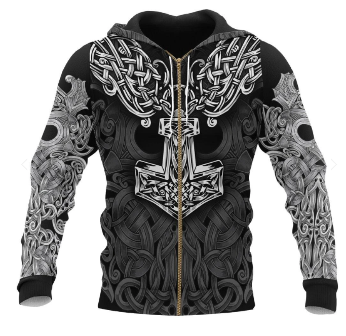 Digital 3D Printed Pullover Hoodie Fashion Hoodie