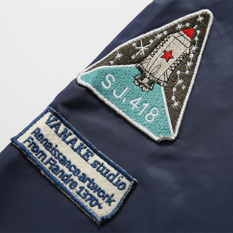 Men's Aviator Jacket Sports Casual Stand Collar Jacket