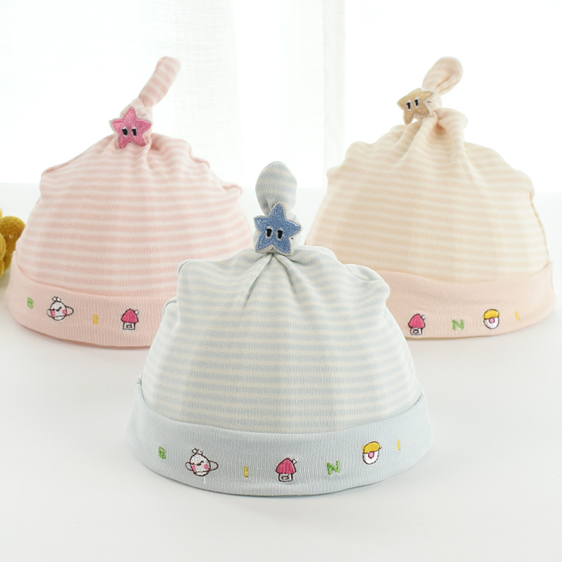 Spring And Autumn Korean Girls' Cotton Baby Hat