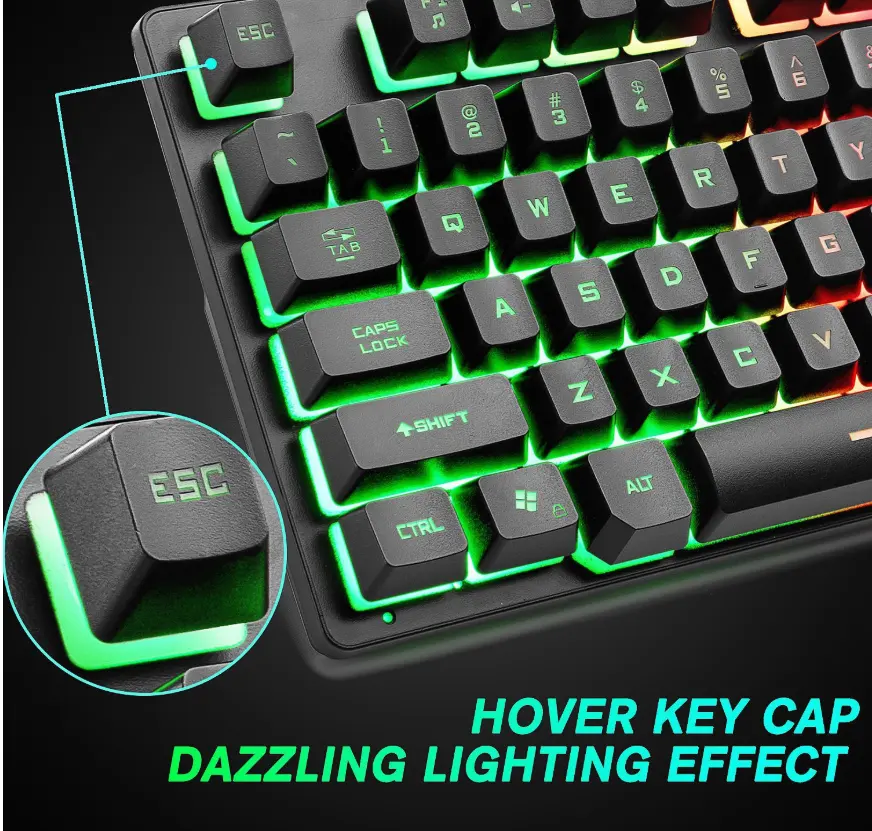 Electronic Games Mechanical Keyboard Notebook
