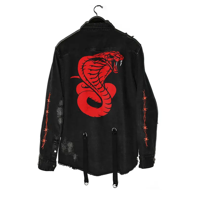 Skull Trend Printed Multi Bag Jacket