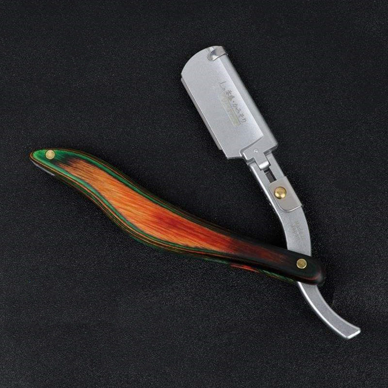 Steel Barber Shop Vintage Razor Shaving Knife Color Bird Silver - Shop at LoveMi