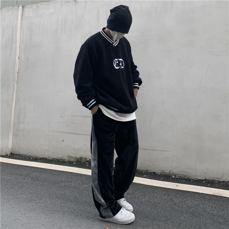 Autumn and Winter Sheep Pullover V-Neck Sweater