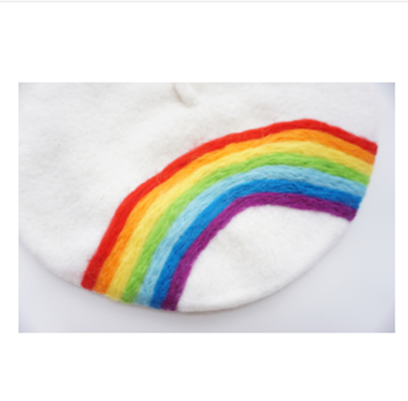 Hand-made Wool Felt Retro Wild Cute Painter Hat